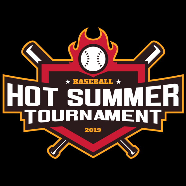 Hot Summer Tournament Baseball logo 01 Thumbnail
