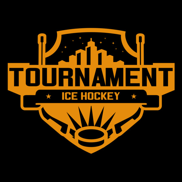 Tournament Ice Hockey logo template 02 Thumbnail