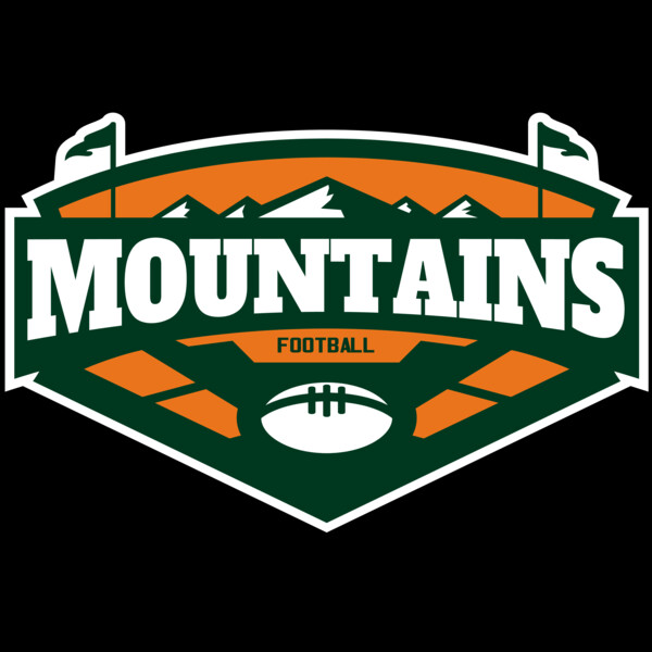 Mountains Football logo template 02 Thumbnail
