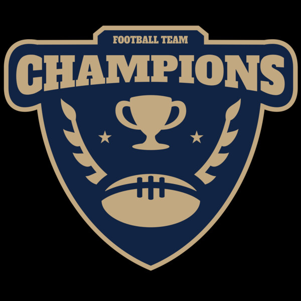 Champions Football Team logo template Thumbnail