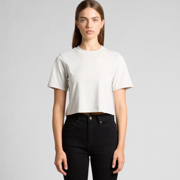 Wo's Heavy Faded Crop Tee Thumbnail