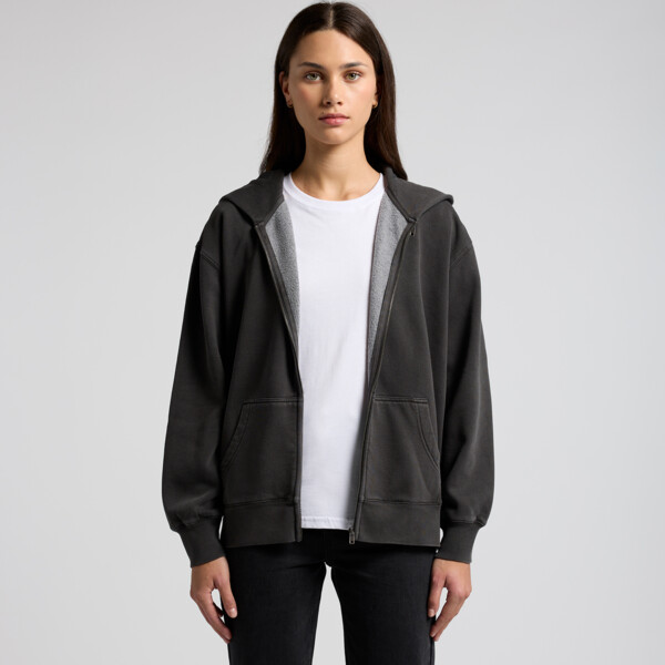 Wo's Relax Faded Zip Hood Thumbnail